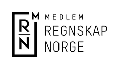 Logo for Regnskap Norge i sort